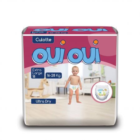 OUI OUI CULOTTE  (16-28KG) 18 DIAPERS