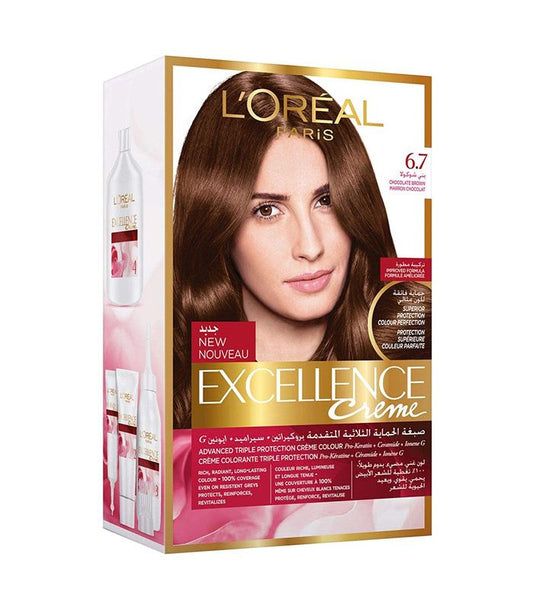 L'Oreal Paris Excellence Crème 6.7 Chocolate Brown