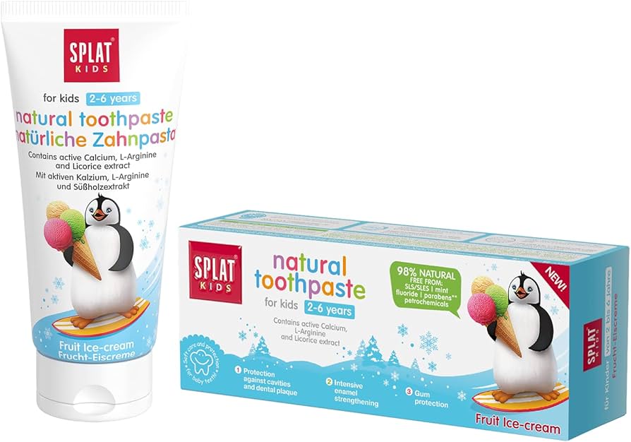 Splat Natural Toothpaste 2-6 years Fruit Ice Cream