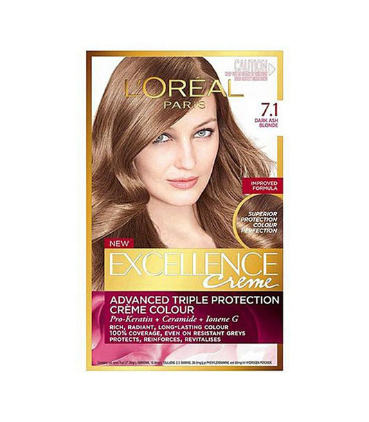 L'Oreal Paris Excellence Crème 7.1 Ash Blonde