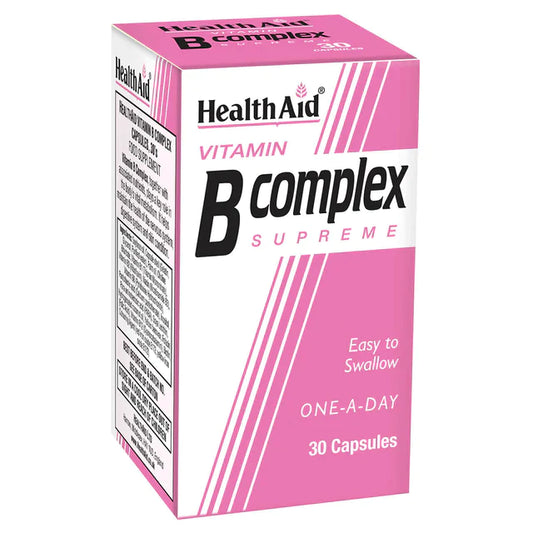 Health Aid B Complex Supreme 30 Capsules