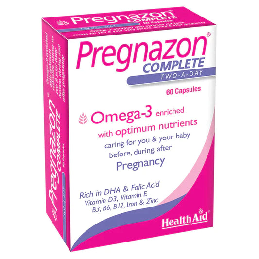 Health Aid Pregnazon Complete 60 Capsules