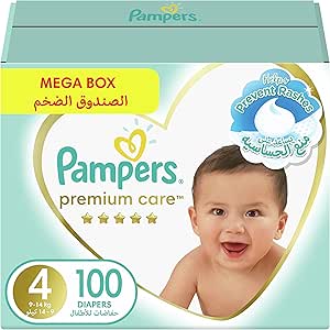 PAMPERS 4 PREMIUM (9-14KG) VALUE BOX 100'S 15%