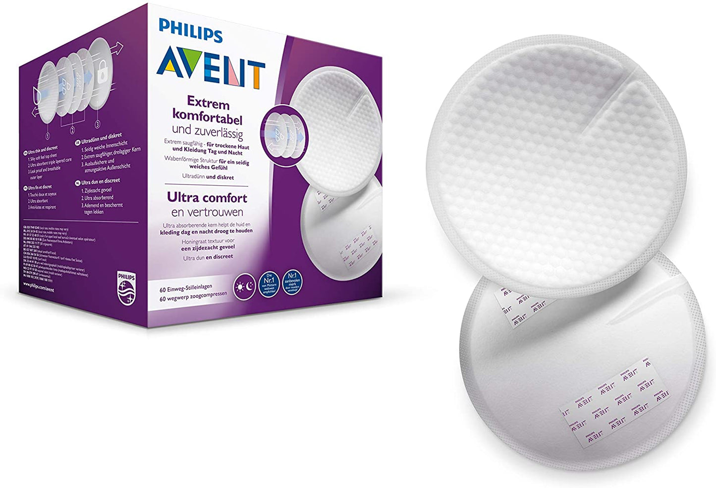 Avent 60 Disposable Breast Pads