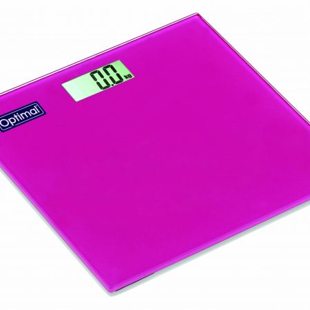 Optimal Electronic Personal Scale-Magnet Pink