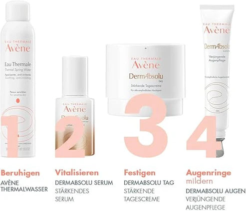 Texture onctueuse de la crème de nuit Avène DermAbsolu – régénère intensément la peau et réveille l’éclat du teint