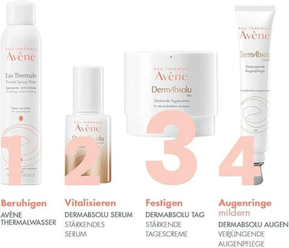 Texture onctueuse de la crème de nuit Avène DermAbsolu – régénère intensément la peau et réveille l’éclat du teint
