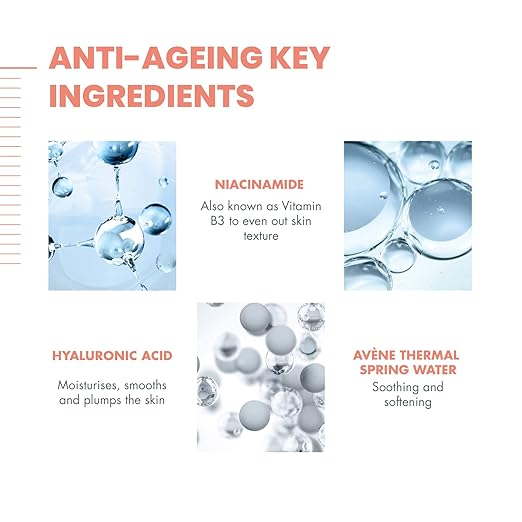 Texture de la crème de nuit Avène Hyaluron Activ B3 appliquée sur la peau – soin anti-âge repulpant et nourrissant