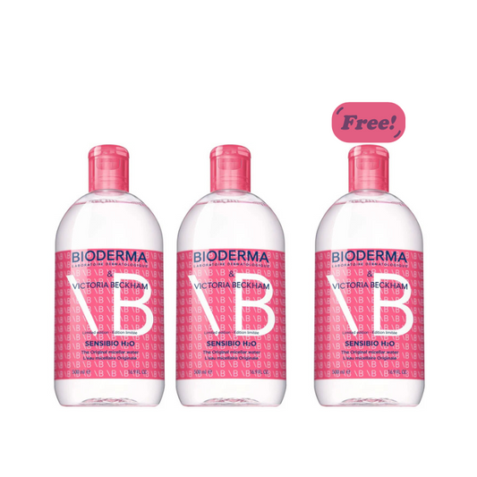 Bioderma Sensibio H2O Micellar Water 500ml Buy 2 get 1 FREE – Victoria Beckham Limited Edition