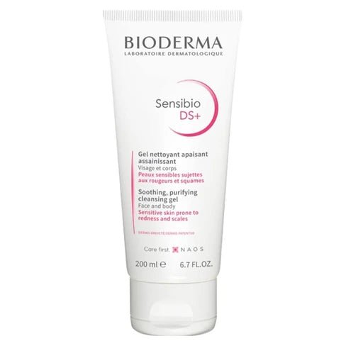 Bioderma Sensibio DS+ Gel Moussant 200ml – Foaming cleanser for redness and flaky skin