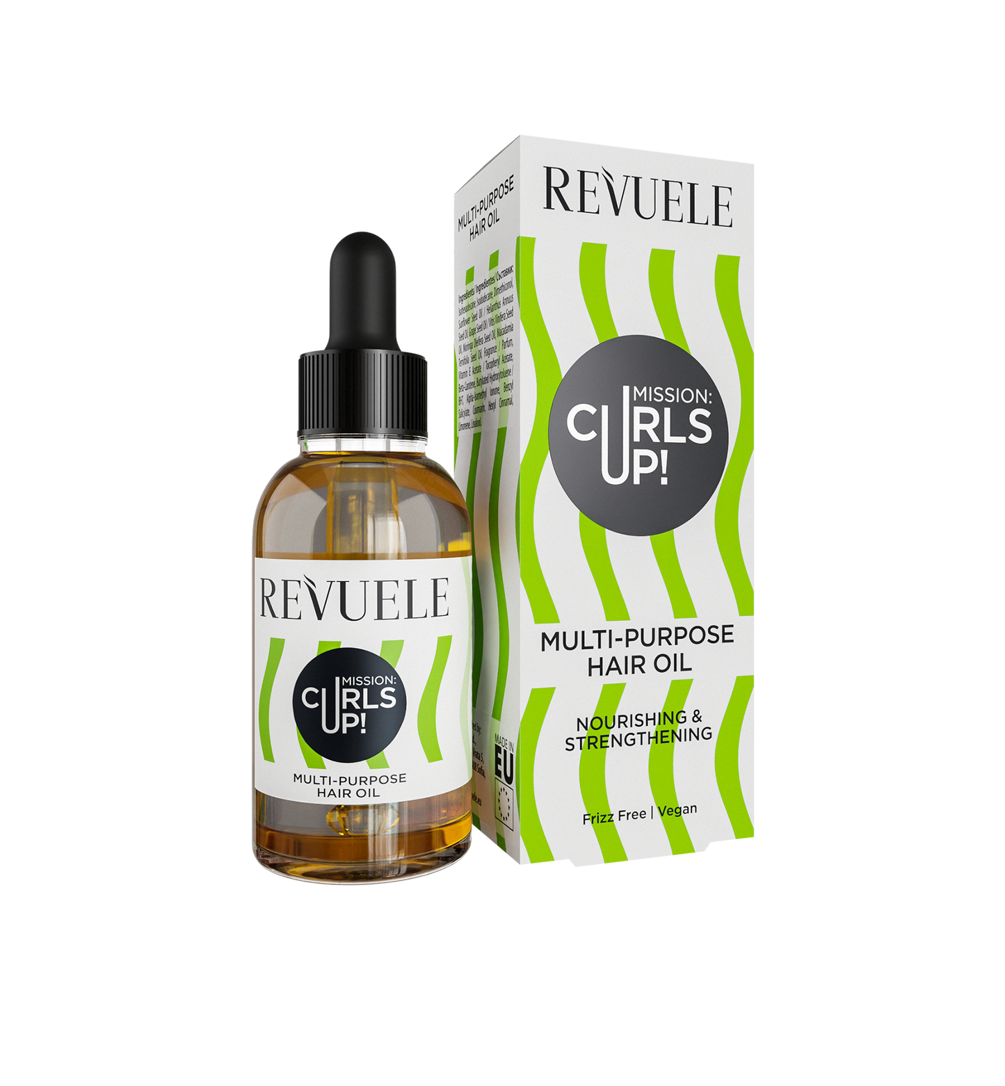 Revuele Mission Curls Up! Multi-purpose Hair Oil, 30 ml