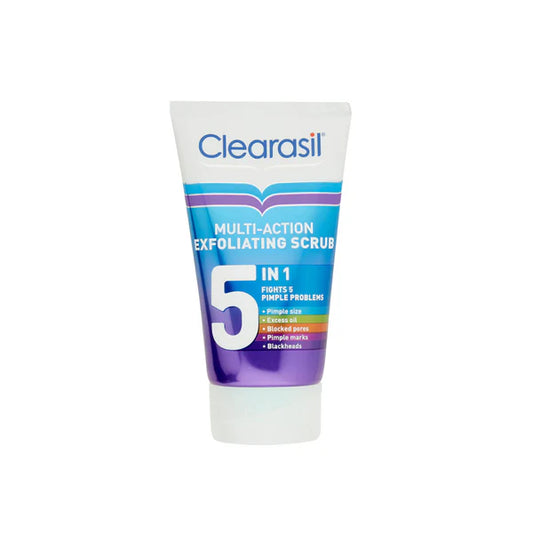 Clearasil Clearasil MultiAction 5 in 1 Exfoliating Scrub 150ML|30%oOFF