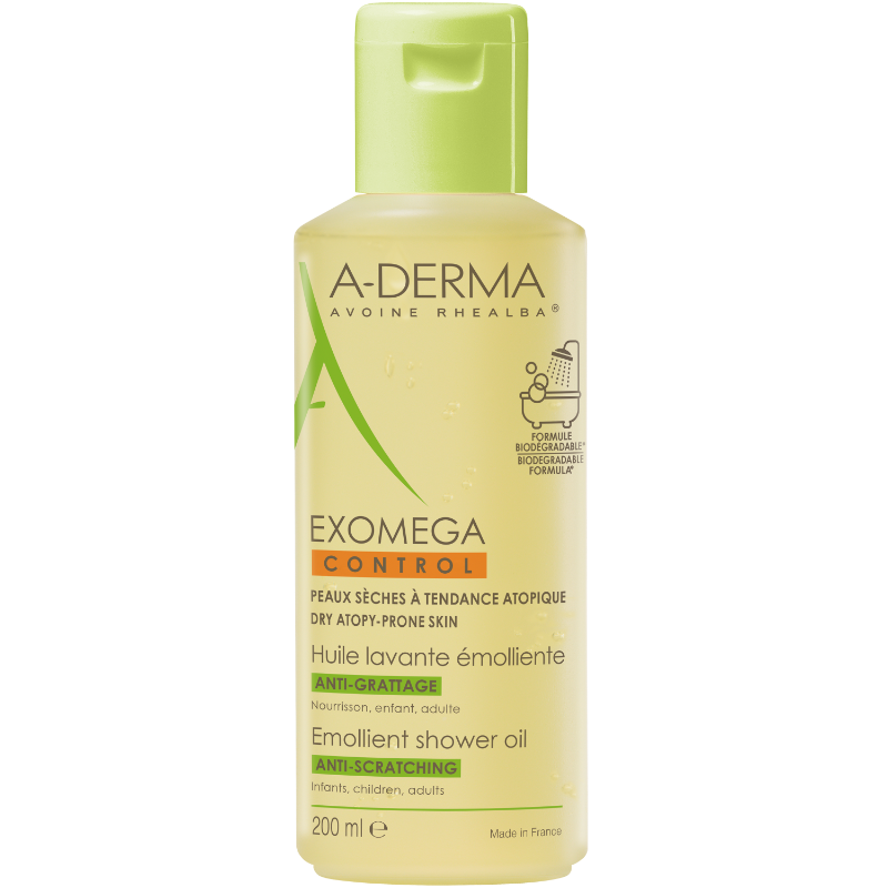 Aderma Exomega Control Emollient Shower Oil 200 ml