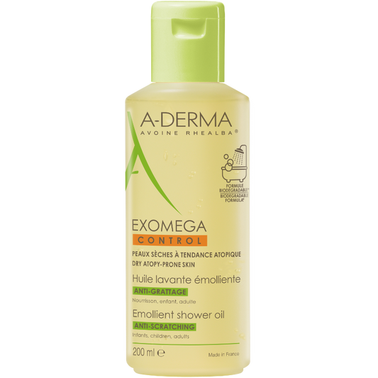 Aderma Exomega Control Emollient Shower Oil 200 ml