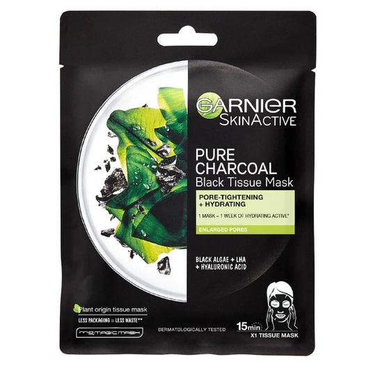 Garnier Charcoal And Algae Sheet Mask - Purifying & Hydrating
