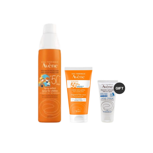 Avene Spray for Children + Fragrance-Free Cream SPF50+