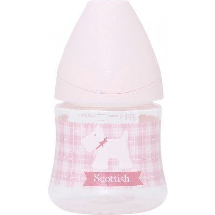 Suavinex wide neck bottle with anatomical teat 0-6 m 150 ml pink