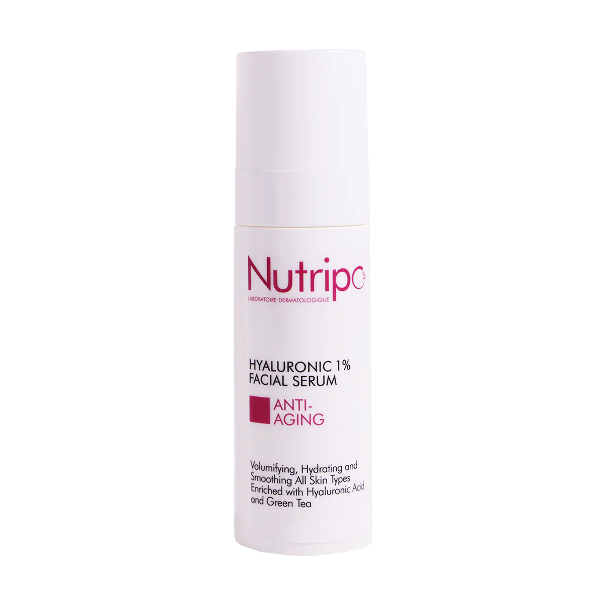 Nutripa Hyaluronic 1% Facial Serum bottle on a white background