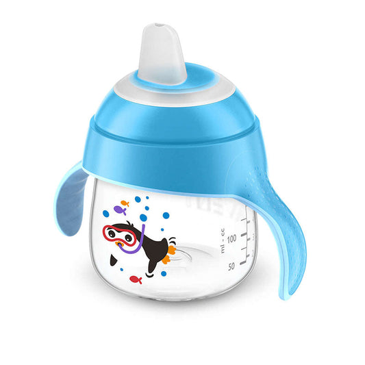 Avent Sip, No Drip Cup 200ml 6m+ Blue