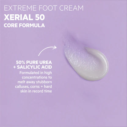 Texture riche et nourrissante de la crème SVR Xerial 50 Extrême – hydrate intensément, apaise les sensations d’inconfort et répare la peau des pieds