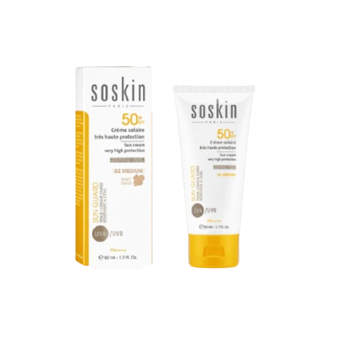 Soskin Sun Cream Tinted [02 Medium] Spf 50+