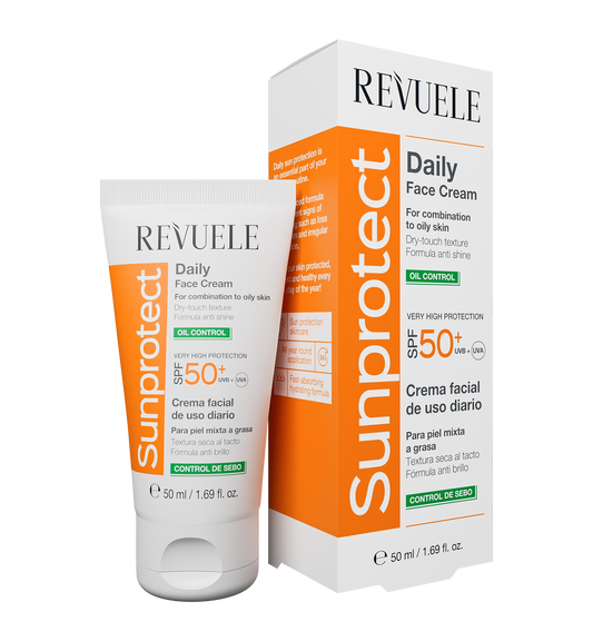 Revuele Sun Protect Daily Face Cream Oil Control SPF50+