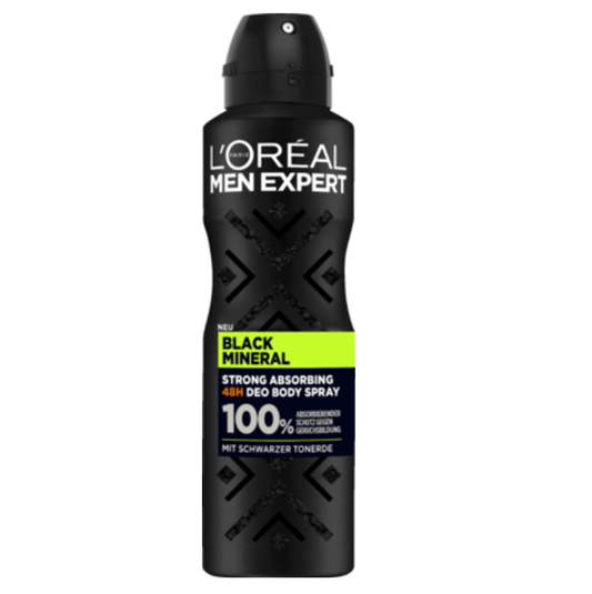 L'Oreal Paris Men Expert Deo Spray Black Earth 150 ml