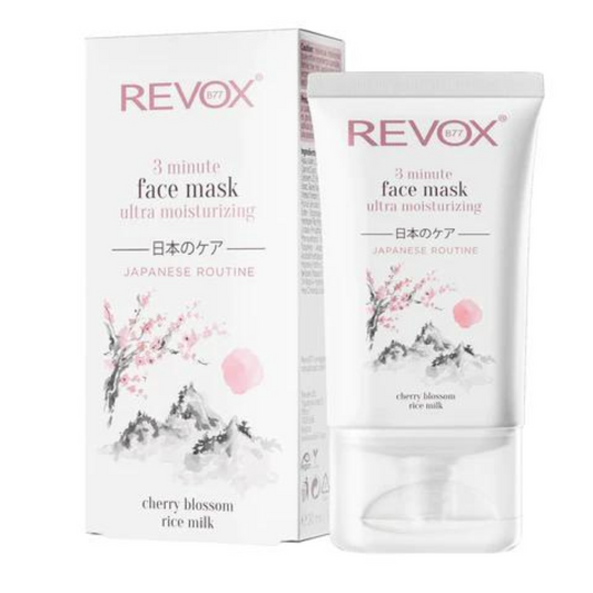 Revox B77 JAPANESE Routine Face Mask 3 Minute Ultra Moisturizing