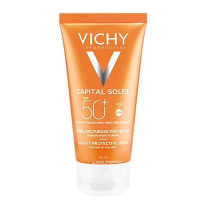 VICHY Capital Soleil Velvety Cream SPF50+ – High sun protection with a smooth, hydrating texture