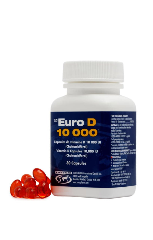 Euro D 10000 Vitamin D 30 Capsules