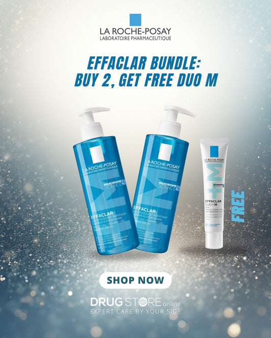 La Roche-Posay Effaclar Bundle | Buy 2×400ml & Get Effaclar Duo M Free