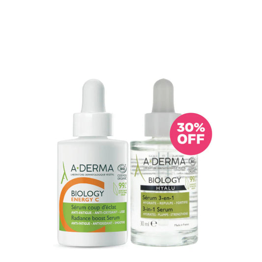 Buy A-Derma Biology Hyalu 3-in-1 Serum 30ml and Get 30% Off A-Derma Biology Energy C Vitamin C Serum 30ml