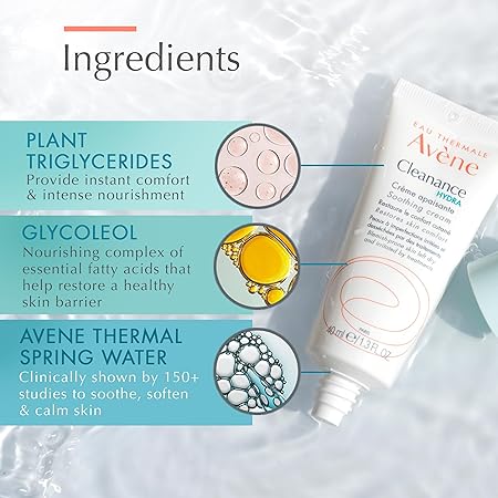 Avène Cleanance Hydra Soothing Cream in Skincare Routine – Soothing moisturizer for combination and acne-prone skin