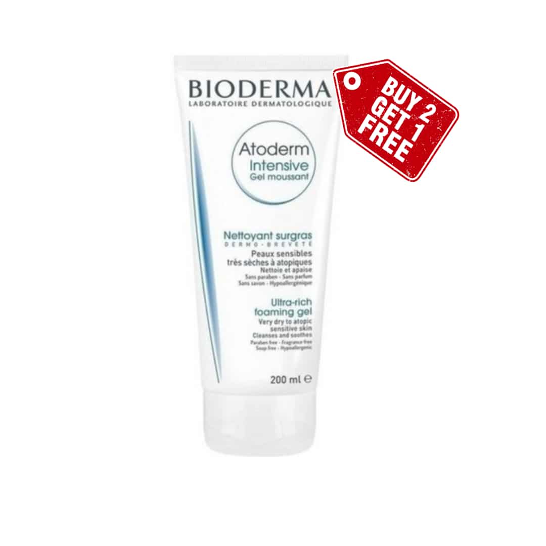 Bioderma Atoderm Intensive Gel Moussant 200ml – Soothing gel cleanser for very dry and atopic skin