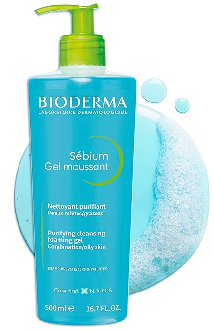 Bioderma Sébium Gel Moussant 200ml – Gentle purifying cleanser for oily and acne-prone skin