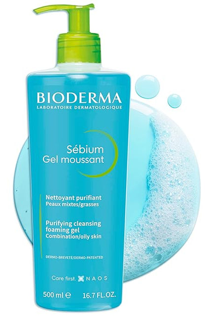 Bioderma Sébium Gel Moussant 200ml – Gentle purifying cleanser for oily and acne-prone skin
