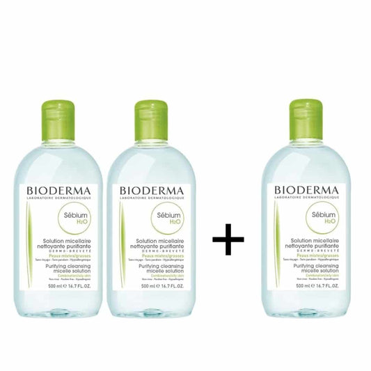 Bioderma Sébium H2O 500ml – Micellar water for cleansing oily and acne-prone skin