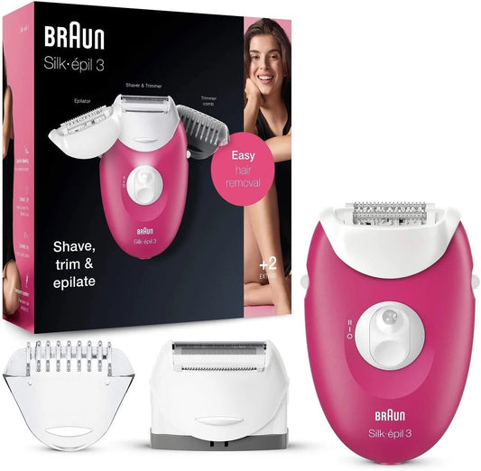 Braun Silk Epil 3 Shave, trim & epilate