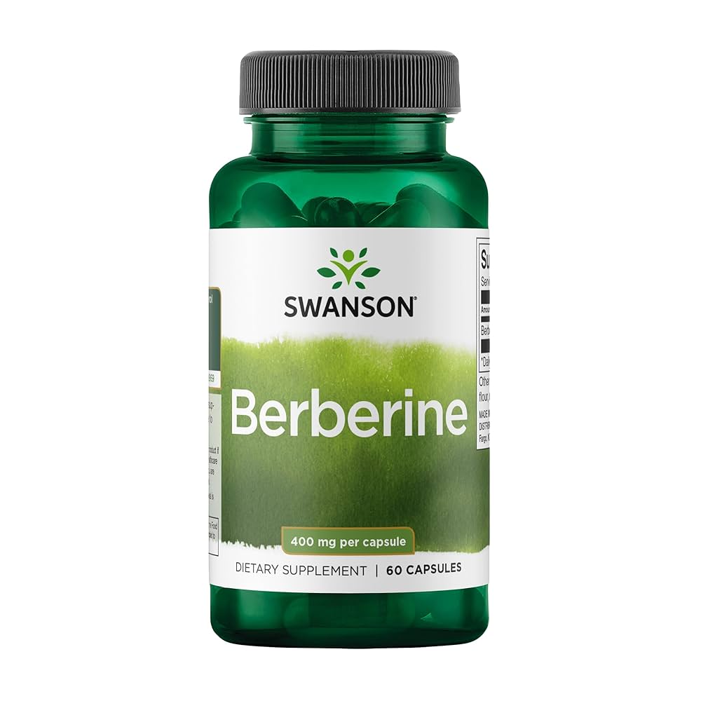 Swanson Berberine (400 mg, 60 capsules)