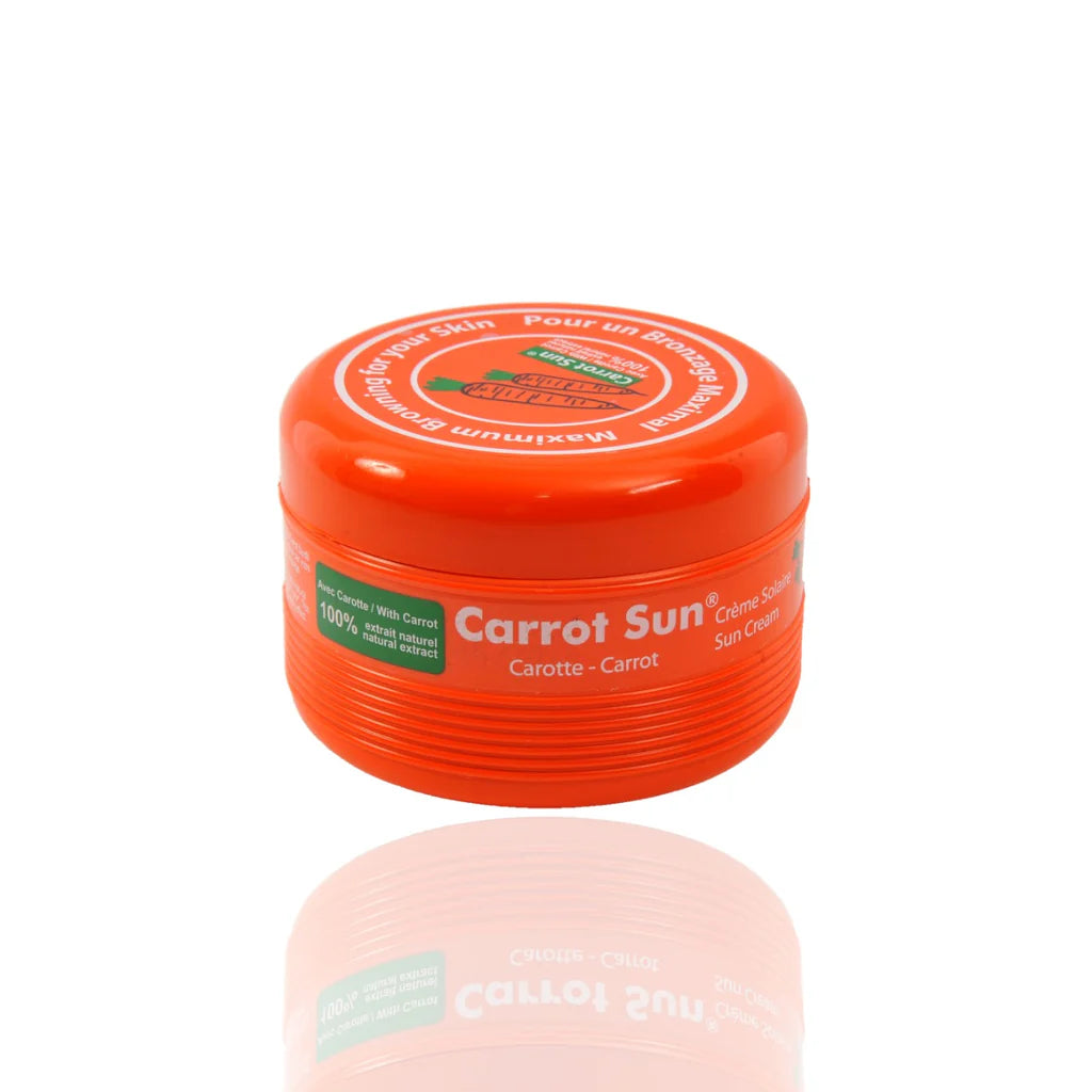 Carrot Sun tanning cream in Original formula, 50 ml pot