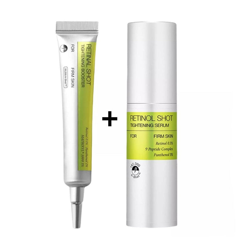 Celimax Retinol Shot Tightening Serum 15ml bottle and packaging for firm, smooth skin