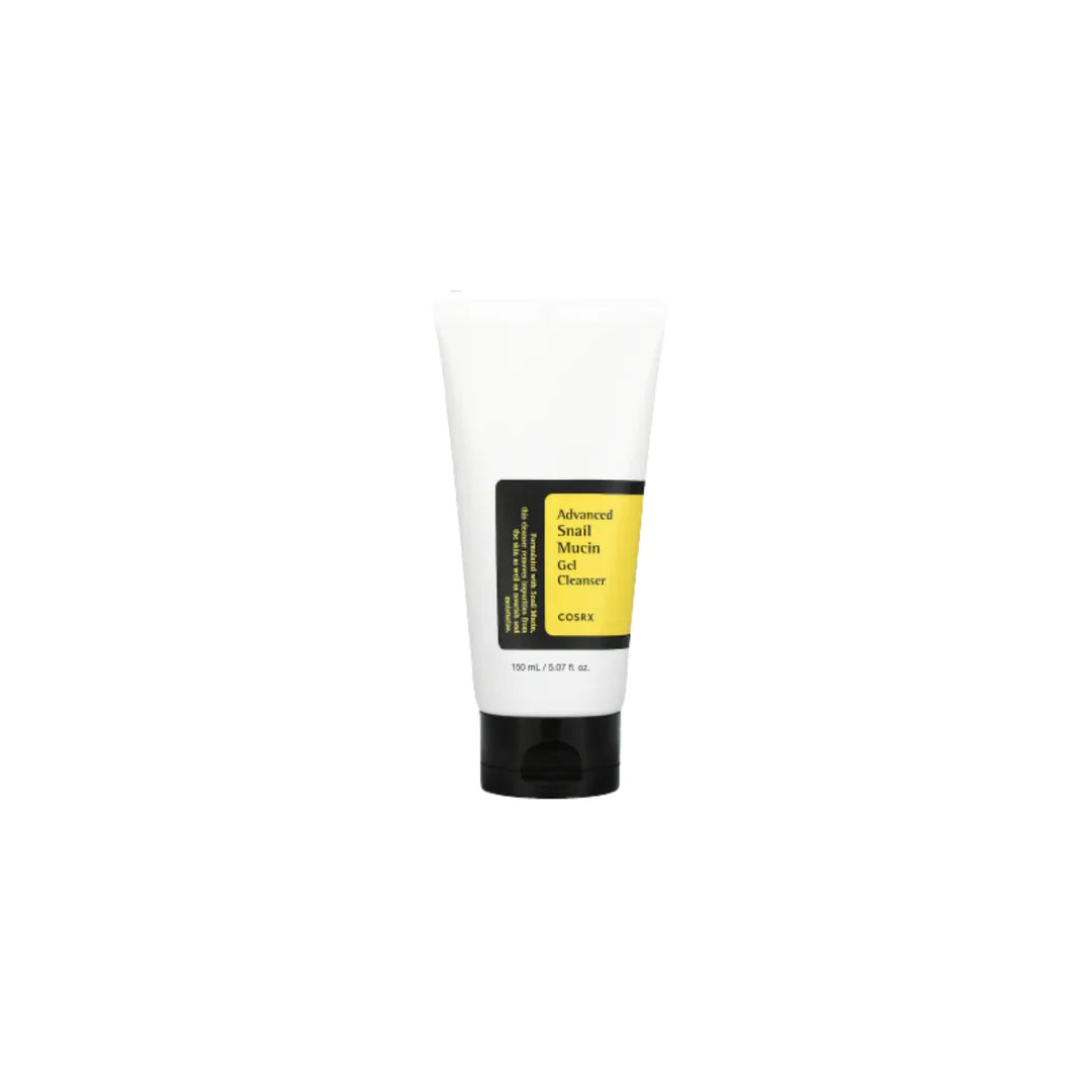 Cosrx Advanced Snail Repair Gel Cleanser on a white background