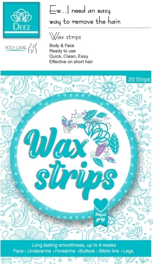 Deez Wax Strips  (20 strips)