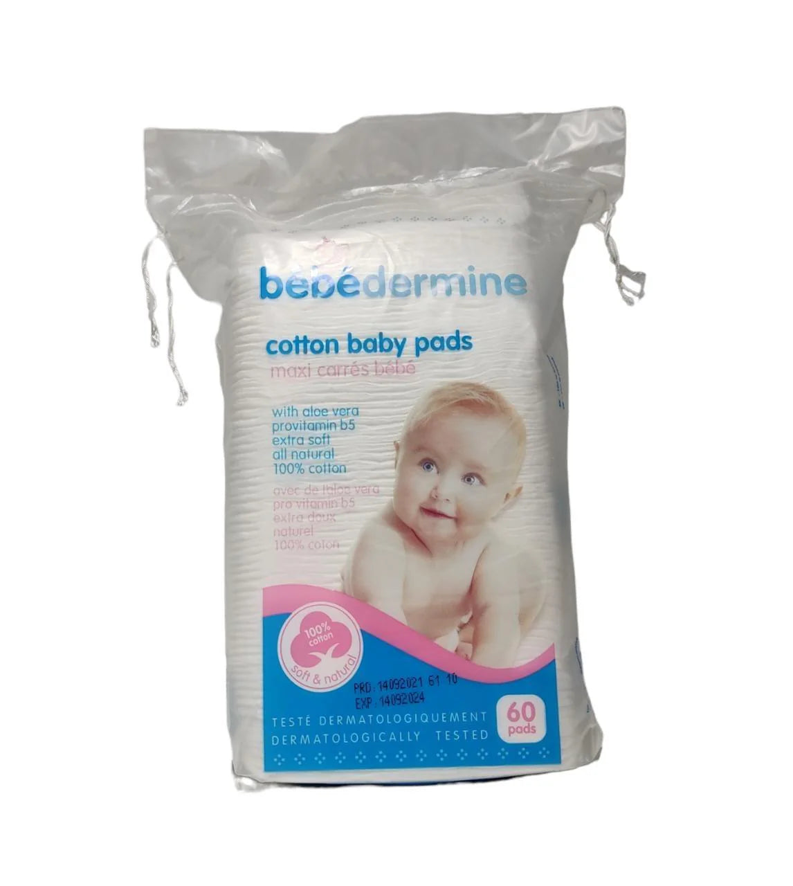 Bebedermine Cotton baby Pads 60 pads