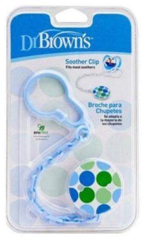 Dr Brown's Soother Clip Blue