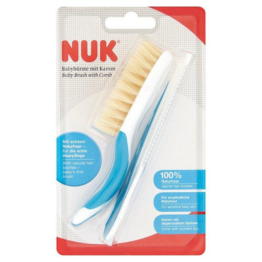 Nuk Baby Brush & Comb Set- Blue