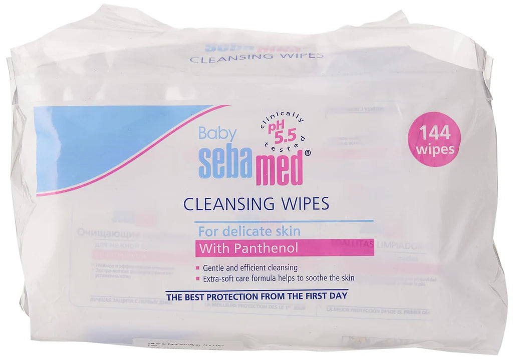 Sebamed Baby Cleansing Wipes 144 Wipes|25%discount