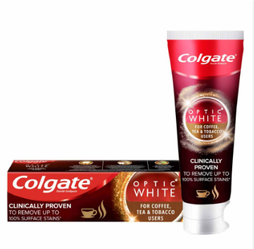 Colgate Optic White For Coffee, Tea & Tobacco Users Tooth Paste 50 ml