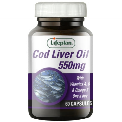 LifePlan Cod Liver Oil 550 mg