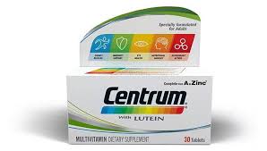 Centrum With Luten Multivitamins 100 tabs